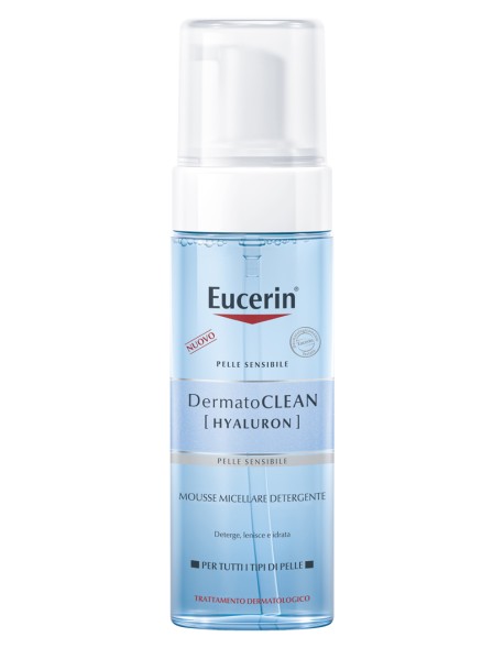 EUCERIN DERMATOCLEAN HYALURON MOUSSE MICELLARE DETERGENTE 150ML