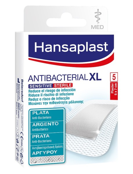 HANSAPLAST SENSITIVE XL SILVER 5 PEZZI