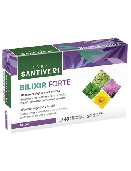 SANTIVERI BILIXIR FORTE 40 COMPRESSE