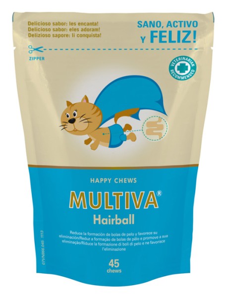 MULTIVA HAIRBALL 45CHEWS