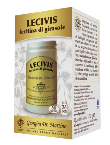 DR.GIORGINI LECIVIS 80 CAPSULE SOFTGEL