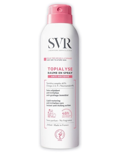 SVR TOPIALYSE BAUME EN SPRAY 200ML