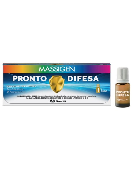 MASSIGEN PRONTO DIFESA 14 FLACONCINI DA 10ML