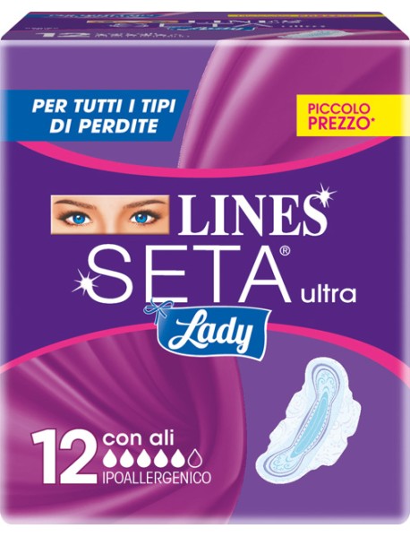 LINES SETA ULTRA LADY CON ALI 12PZ 