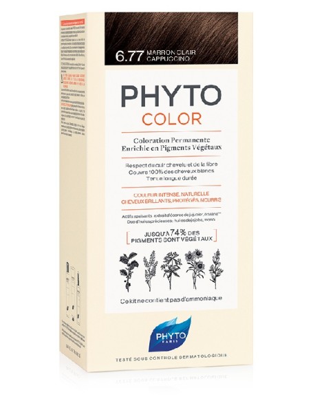 PHYTO PHYTOCOLOR 6.77 MARRONE CHIARO CAPPUCCINO