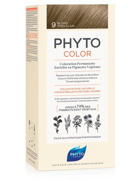 PHYTO PHYTOCOLOR 9 BIONDO CHIARISSIMO KIT TINTA PER CAPELLI