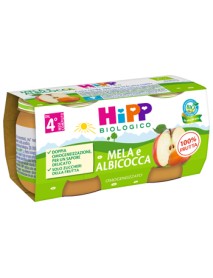 HIPP OMOGENEIZZATO ALBICOCCA E MELA 80GX2