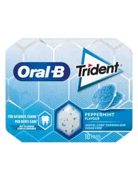 ORAL B TRIDENT PEPPERMINT 17G