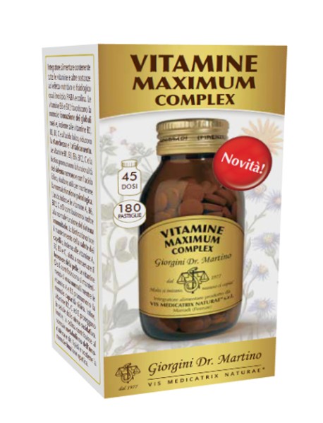 DR.GIORGINI VITAMINE MAXIMUM COMPLEX 180 PASTIGLIE