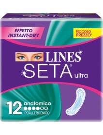 LINES SETA ULTRA ANATOMICO 12 ASSORBENTI