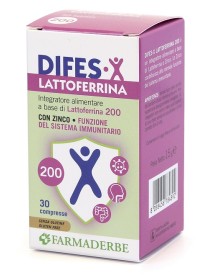 FARMADERBE DIFES-X LATTOFERRINA 200 30 COMPRESSE