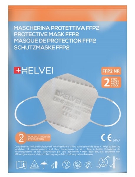 HELVEI MASCHERINA PROT FFP2 2P