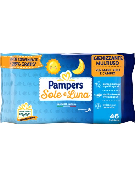 PAMPERS SOLE & LUNA 46 SALVIETTINE