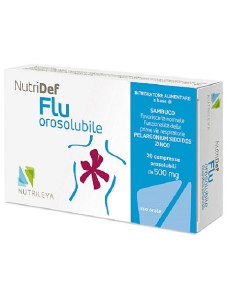 NUTRIDEF FLU OROSOLUBILE 20 COMPRESSE