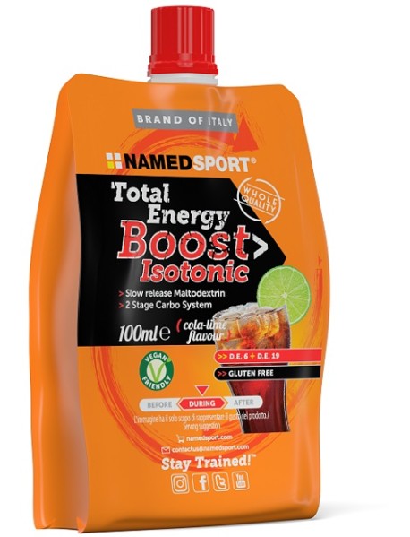 NAMEDSPORT TOTAL ENERGY BOOST ISOTONIC COLA E LIME 100ML