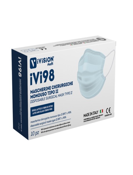 IVI98 MASCHERINA CHIR II 10PZ