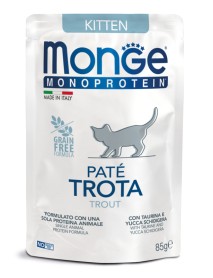 MONGE CAT KITTEN PATE TROTA85G