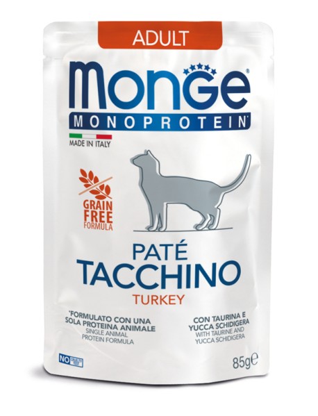 MONGE CAT ADULT PATE TACCH 85G