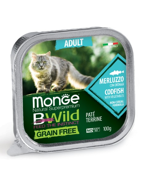 MONGE BWILD CAT AD MERLUZ/ORT