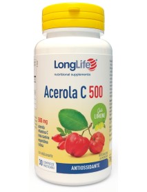LONGLIFE ACEROLA C500 LIMONE 30 COMPRESSE MASTICABILI