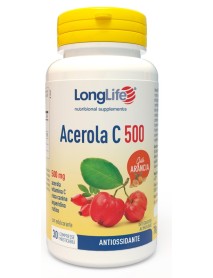 LONGLIFE ACEROLA C500 ARANCIA 30 COMPRESSE MASTICABILI