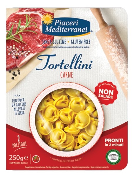 PIACERI MEDITERRANEI TORTELLINI CARNE 250G