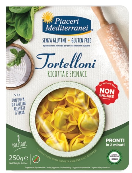 PIACERI MEDITERRANEI TORTELLONI RICOTTA E SPINACI 250G