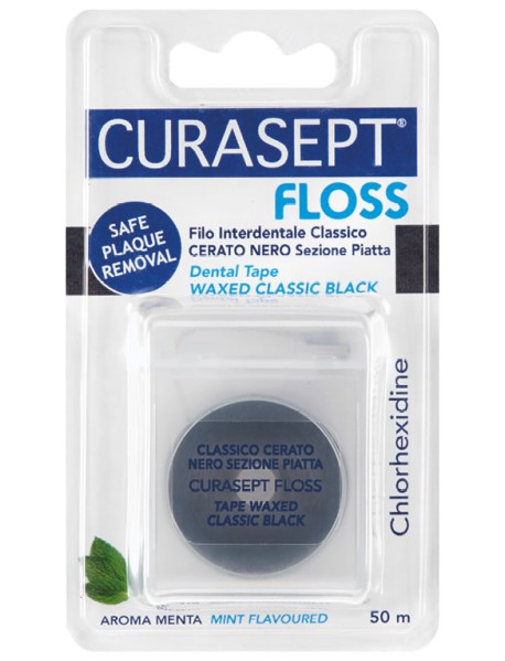 CURASEPT FLOSS NERO CERATO CLOREXIDINA