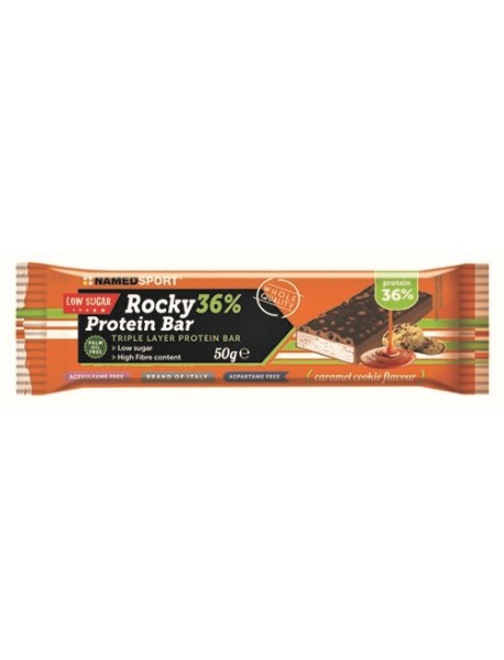 NAMEDSPORT ROCKY 36% PROTEIN BAR CARAMEL 50G 1 BARRETTA