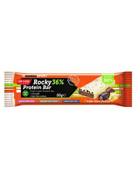 NAMEDSPORT ROCKY 36% PROTEIN BAR TRIPLE CHOCOLATE 1 BARRETTA