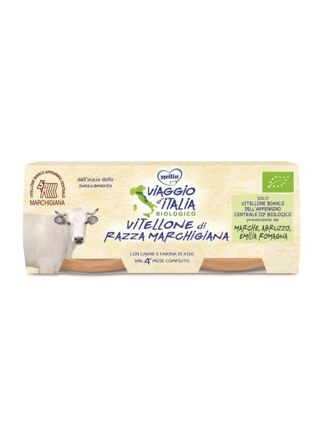 MELLIN VIAGGIO D'ITALIA OMOGENEIZZATO VITELLO 2X80G