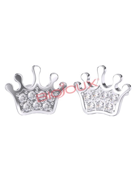 BJT705 ORECCHINI BABY CROWN SS