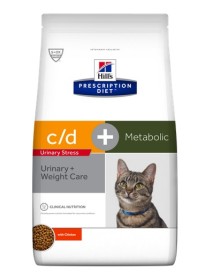 PD FELINE C/D STR+META 1,5KG