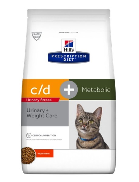 PD FELINE C/D STR+META 1,5KG