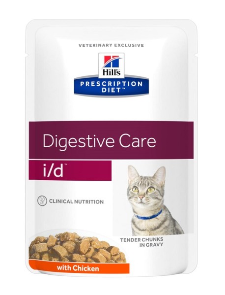 PD FELINE I/D POUCHES 4 12X85G