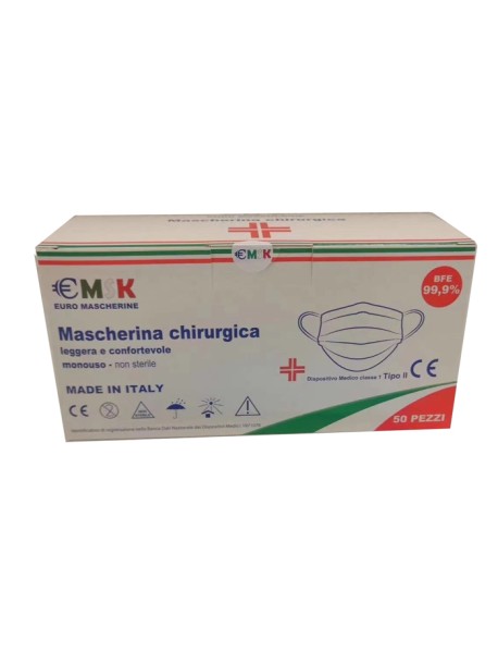 EMSK MASCHERINA CHIR II 50PZ