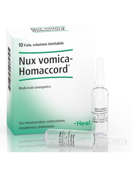 NUX VOMICA HOMACCORD HEEL 10 FIALE  