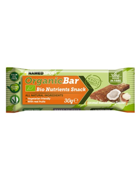 ORGANIC BAR COCONUT-MACAD 30G