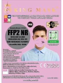 KING MASK MAS FFP2 ROSA HY002