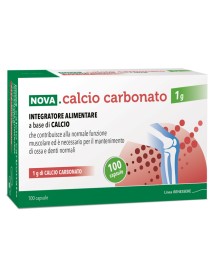CALCIO CARBONATO 1G 100 CAPSULE NOVA ARGENTIA