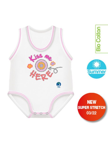 BODY 0-36M BIO COT SUMMER KISS