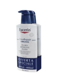 EUCERIN UREAREPAIR 5% FLUIDO DETERGENTE 2x400ML