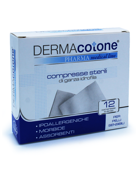 DERMACOTONE GARZA IDRO 4ST 12P