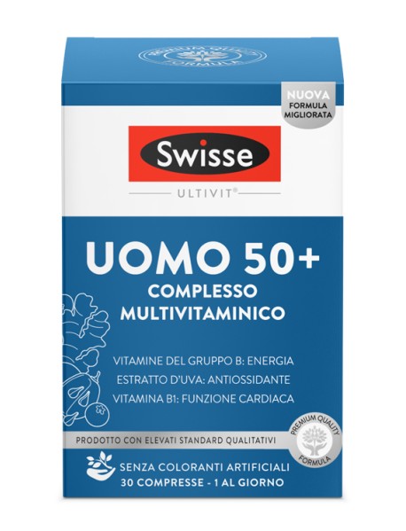 SWISSE UOMO 50+ COMPLESSO MULTIVITAMINICO 30 COMPRESSE