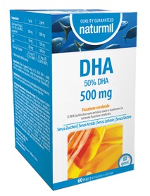 NATURMIL DHA 500MG 60PRL