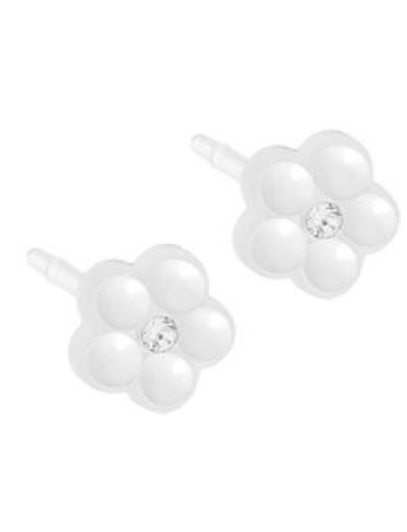 ORECCHINI STERILI CJ MP DAISY PEARL 6MM WHITE