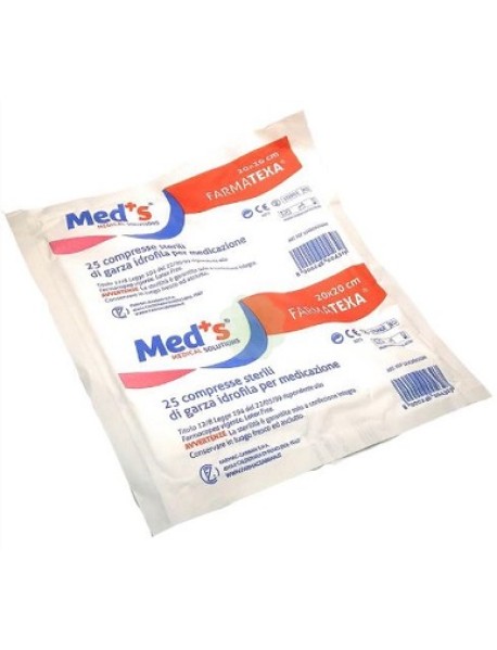 MEDS FARMATEXA COMPRESSE DI GARZA 12/8 20X20CM 25 PEZZI