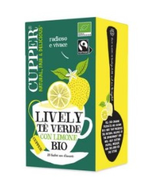 CUPPER TE' VERDE LIMONE BIO