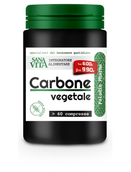 SANAVITA CARBONE VEGETALE 60 COMPRESSE