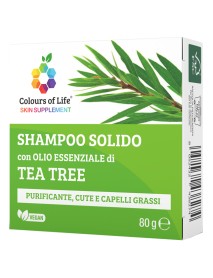 COLOURS OF LIFE TEA TREE SHAMPOO SOLIDO 80G